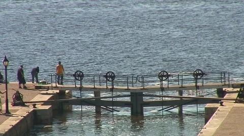 Jm387-Pier Stock Footage 128004