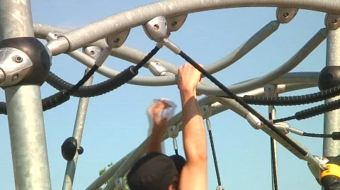 Jm413-Monkey Bars Video stock 129310
