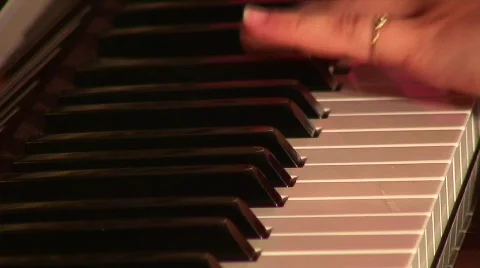 Jm480-Piano Hands2 Video stock 134174
