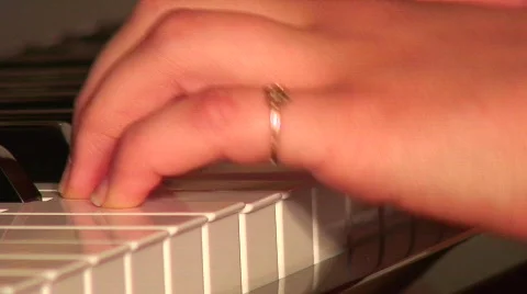 Jm485-Piano Playing2 Video stock 134208