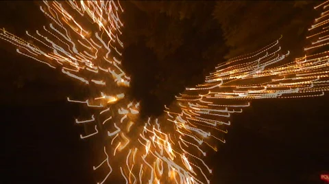 Jm623-Tree Lightup Video stock 146243