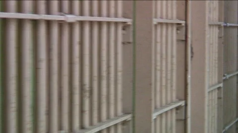 Jm771-Prison Bars Stock Footage 153220