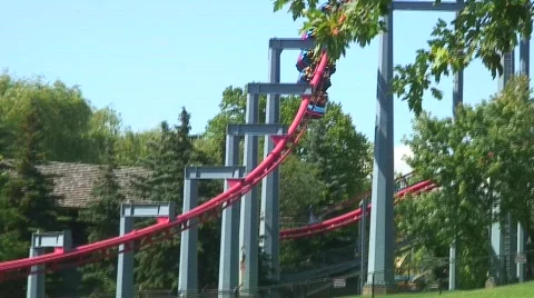 Jm813-rollercoaster ride2 스톡 동영상 477859