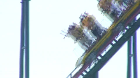 Jm815-rollercoaster standup loop2 스톡 동영상 477877
