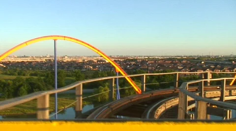 Jm825-the rollercoaster experience Stock Footage 478156