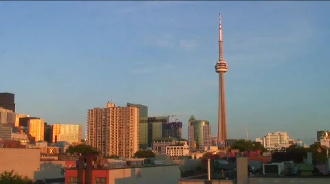 Jm826-Toronto-Sunset Stock-Footage 481067