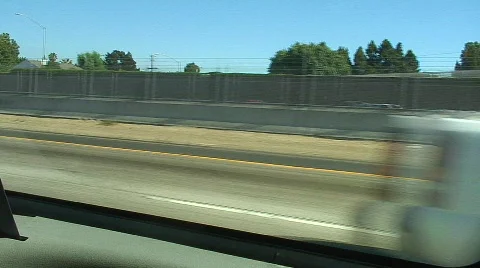 Jm927-Through The Car Window2 库存影片 665402