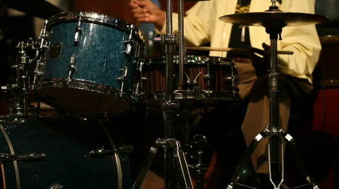 Jm953-Jazz Drummer Stock Footage 712133