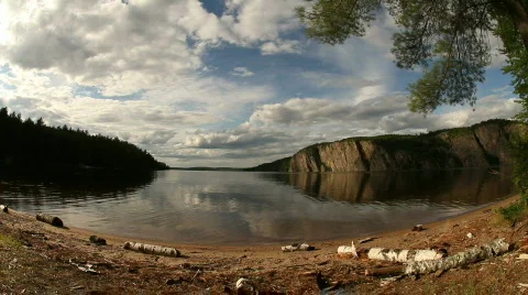 Jm975-BonEcho-LakeShot Stock Footage 739679