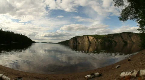 Jm976-BonEcho-LakeShot2 스톡 동영상 739714