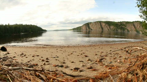 Jm991-BonEcho-SandView 库存影片 740788