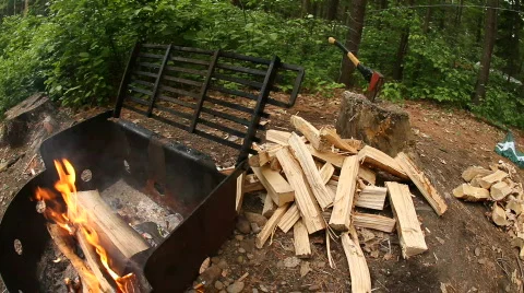 Jm999-Campfire6 動画素材 742715