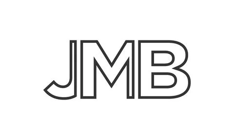 JMB logo design template with strong and modern bold text. Initial based ve.. Stock Illustration