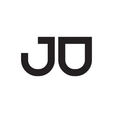 Jo initial letter vector logo icon Stock-Illustration