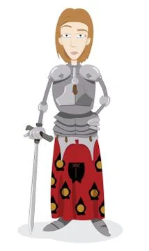 Joan of arc Stock Illustration