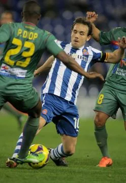 Joan Verdu of Espanyol Stock Photos