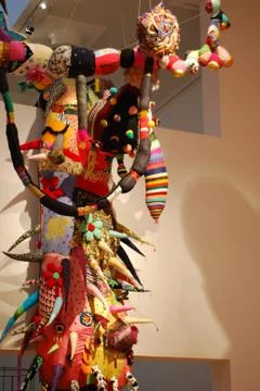 Joana vasconcelos at ccb  Foto stock