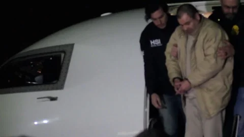 Joaquin “El Chapo” Guzman Loera arrival in New York - 2017 Stock Footage 88180794
