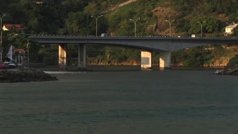 Joatinga Bridge - Rio de Janeiro, Brazil - September 10th, 2010 Stock Footage 315594309