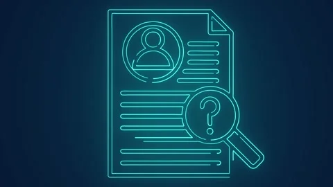 Job application employee background check selecting ideal candidate for the job Stock Footage 264961159