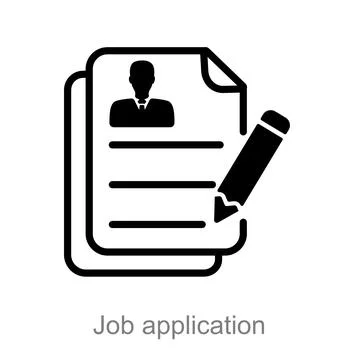 Job application Stock Illustration