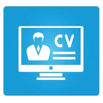 Job application online Stock Illustration