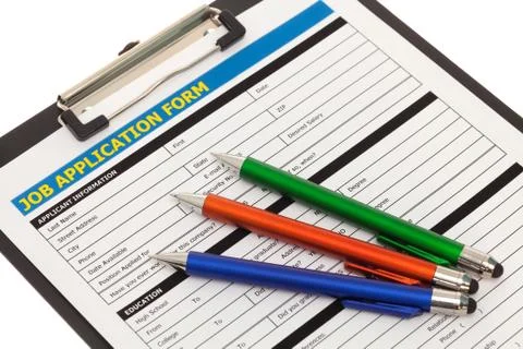 Job application Stock Photos