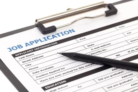 Job application Stock Photos