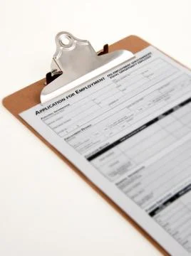 Job Application Foto stock