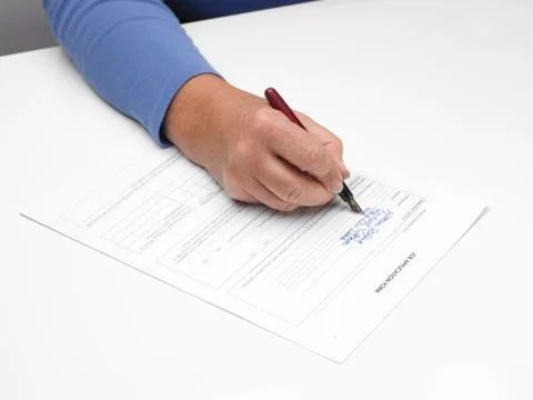 Job application Foto stock