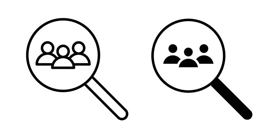 Job candidate icon for web projects Stock Illustration