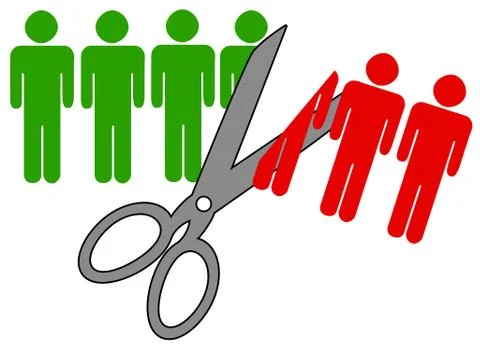 Job cuts Stock Illustration