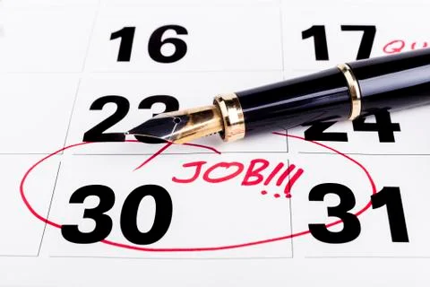 Job deadline Stock Photos
