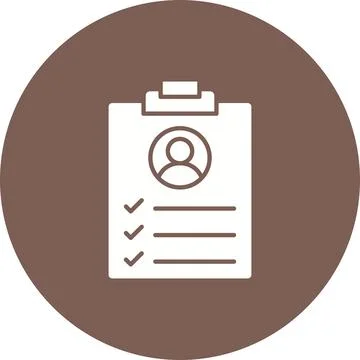 Job Description icon vector image. Stock Illustration