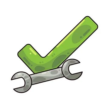 Job done illustration 스톡 일러스트