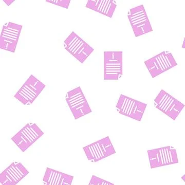 Job folder glyph vector seamless pattern Illustrazione stock