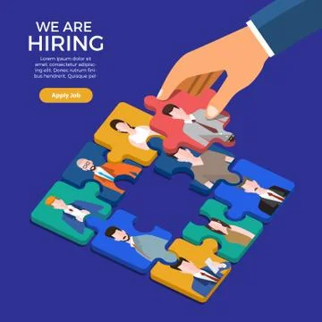 Job Hiring Stock Illustration