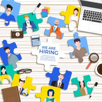 Job Hiring Stock Illustration