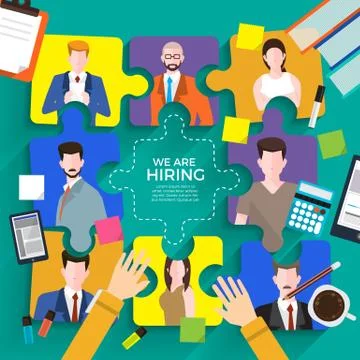 Job Hiring Stock Illustration