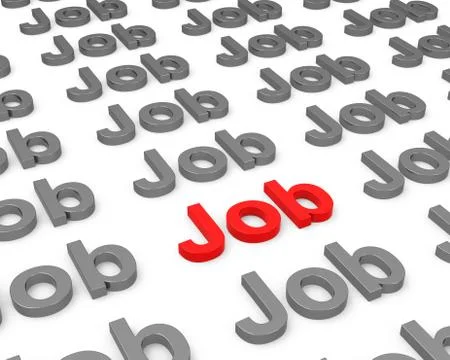 The job Stock Illustration