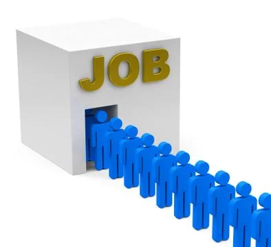 The job Illustrazione stock