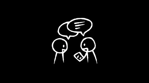 Job Interview Discussion Icon Stock Footage 346822840