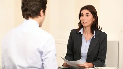 Job interview Stock Footage 14832176