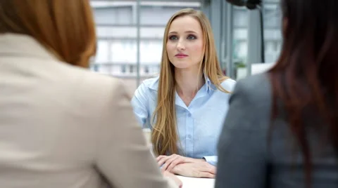 Job interview Stock Footage 46338289