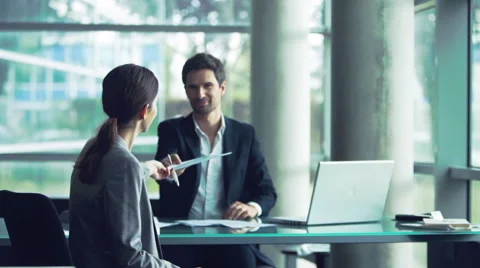 Job interview Stock Footage 63296928