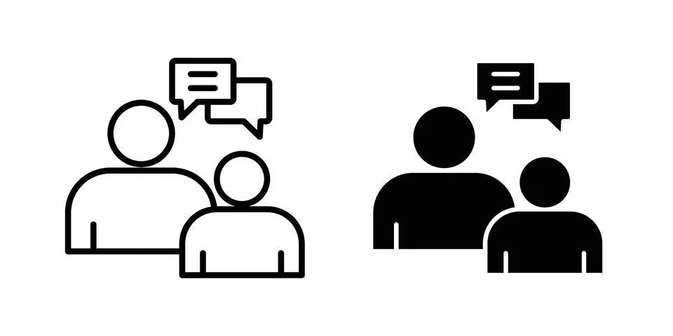 Job interview icon set. Vector EPS 10 Stock Illustration