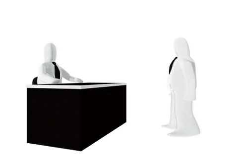 Job interview Stock Illustration