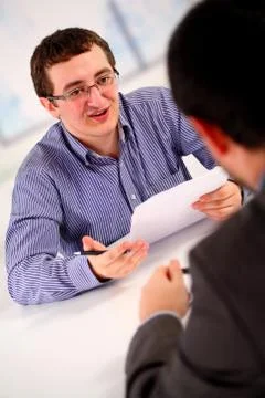 Job interview Stock Photos