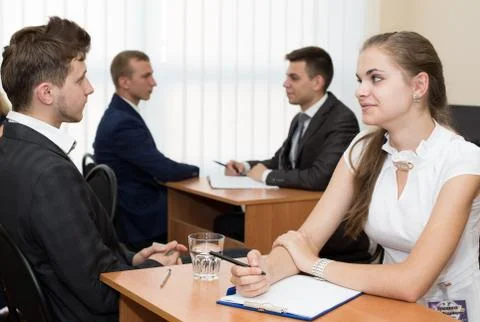 Job interview Stock Photos