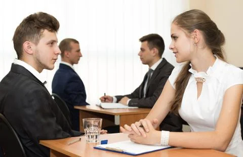 Job interview Stock Photos